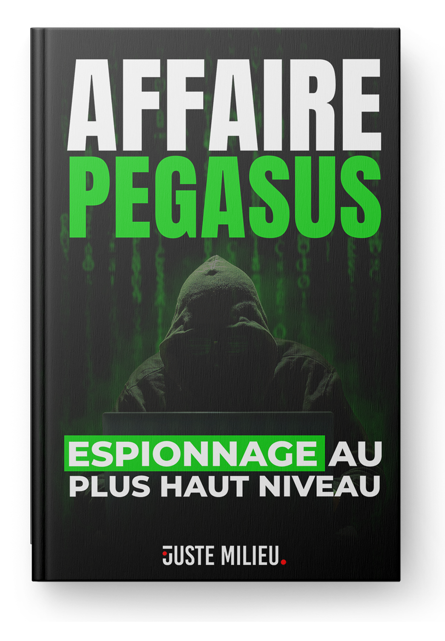 Couverture du dossier sur l'affaire Pegasus